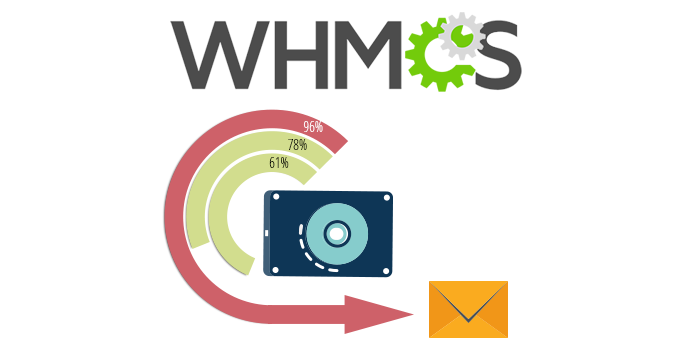 Hosting quota notification WHMCS addon module